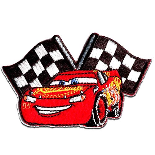 Disney Cars Rayo Mcqueen Parche Decorativo Termoadhesivo 8,2 x 5,1cm