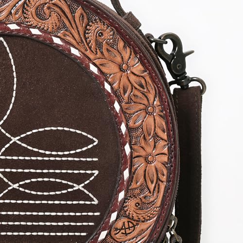 American Darling Canteen Bag Beautifully Suede Leather women Handbag4