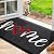 StepLively Door Mat Home Welcome Mats Outdoor and Indoor, Heavy-Duty Low-Profile Non-Slip Front Welcome Mat for Home Entrance, Outside Entry, Yard, Floor, Patio (30''x17.5'', Black)
