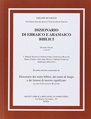 Dizionario di ebraico e aramaico biblici Dizionario di ebraico e aramaico biblici