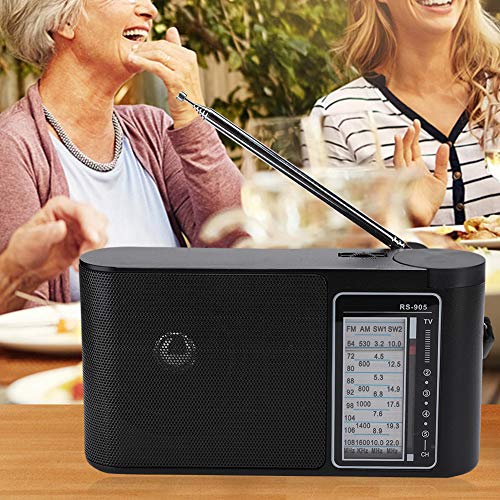 mumisuto Radio met hoge gevoeligheid, draagbare multiband FM/AM/SW1/SW2 handafgestemde professionele radio met hoge gevoeligheid, ingebouwde batterij 1200 mAh, 3 W - Image 6