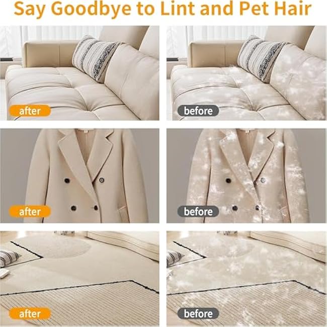 1 Pcs 2025 Upgraded Pet Hair Removal Glove, Five-Finger Electrostatic Grooming Tool for Cats & Dogs, Reusable Fur Remover for Furniture, Car Seats, Couch & Clothing, Soft Pet Grooming Glove(Violet)-nquSWwG0