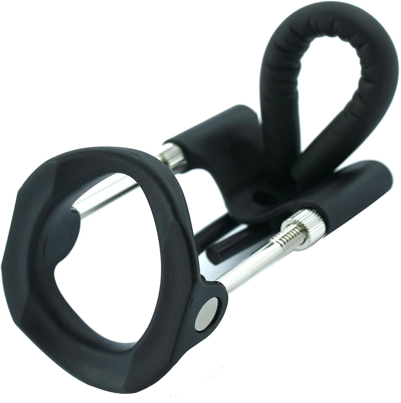Extensor Profesional de Pene para Hombres – Estirador de Pene Ajustable con Sistema de Tracción – Diseño Ergonómico, Sujeción Segura, Ayuda Mecánica para la Erección, Negro P07