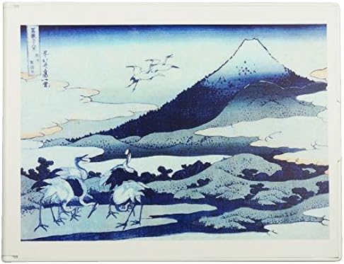 ヤマムラ(Yamamura) Katsushika Hokusai YKH-3D 36 Views of Fugaku Compact Mirror, Size L, Left Aoshu Umezawa