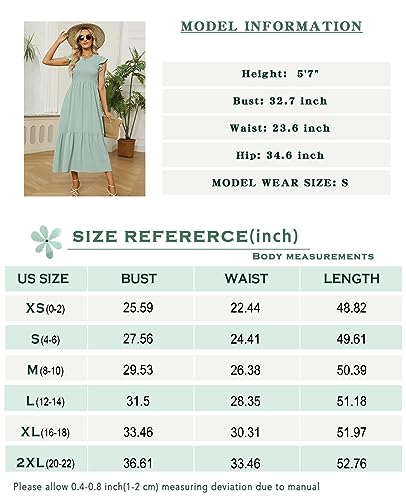 Ofeefan Casual Dresses For Women Flowy Petite Maxi Dresses For Women Petite Length Xs thumb #5