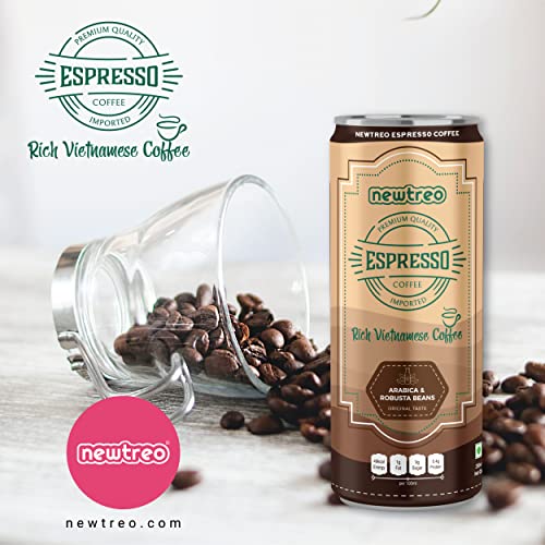 Newtreo Vietnamese Coffee | 2 x Caffè Latte, 2 x Espresso & 2 x Cappuccino Coffee Combo I Arabica & Robusta Beans | Premium Coffee Drink | Imported from Vietnam | 6 x 250ml cans - Image 5