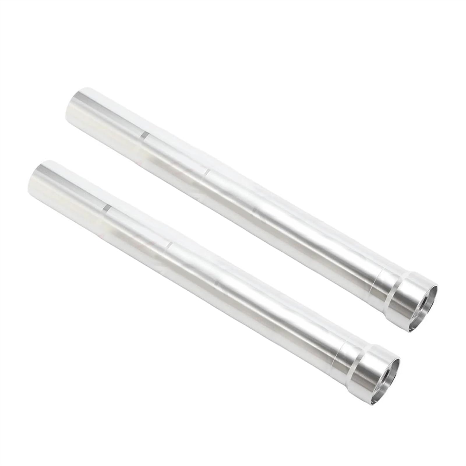 Woodey One Color Front Fork Pipes Outer Tubes Silver Pair For Suzuki Rgv250 1991-1996 1992 1993 1994 1995 475Mm 51131-22D80-000