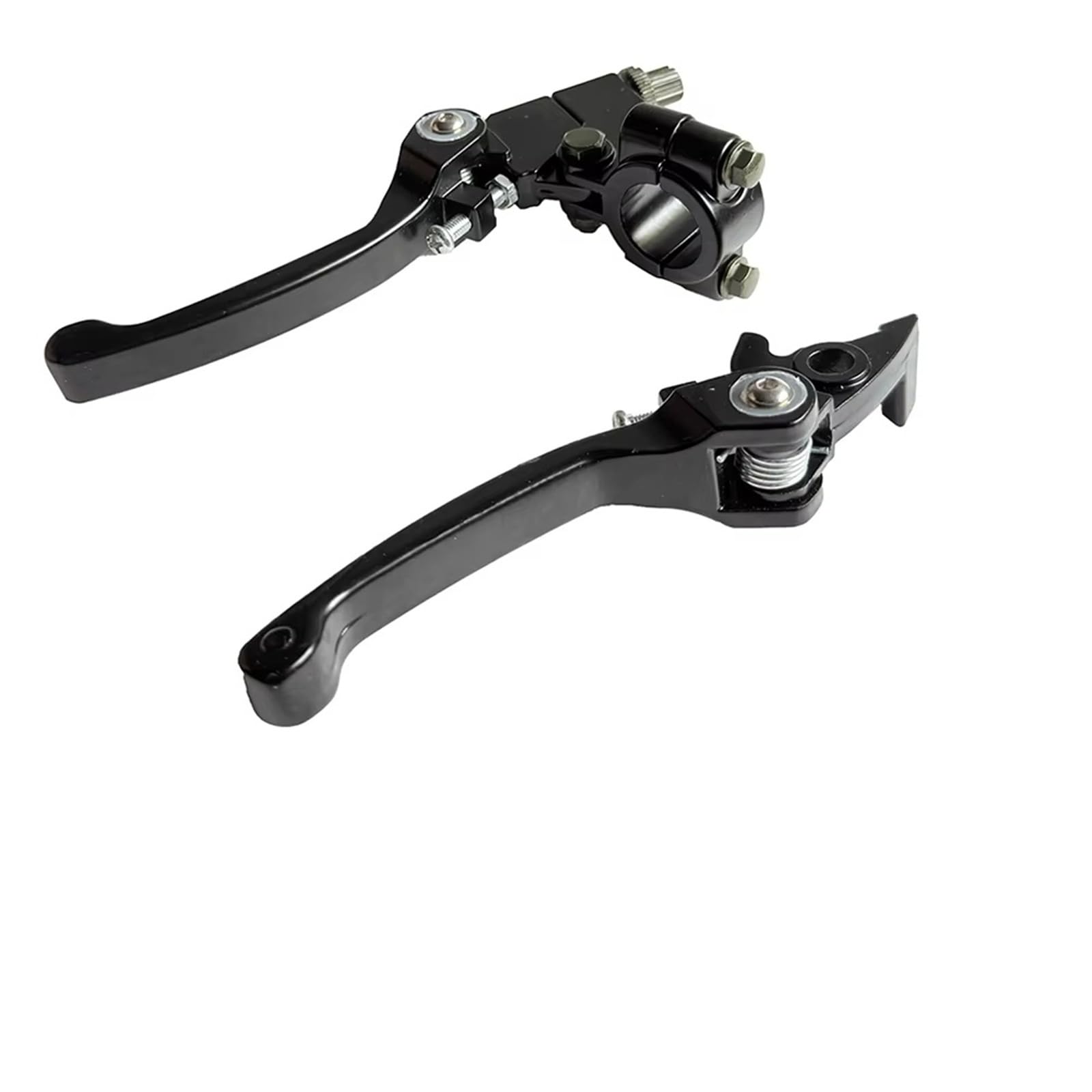 Koehxj One Color Brake Clutch Levers 1 Pair 22Mm 7/8" Folding Aluminum Clutch Brake Lever For Handlebar For 50Cc For 110Cc For 125Cc For 200Cc For Ttr Ssr Apollo 125 Pit Dirt Bike(B)