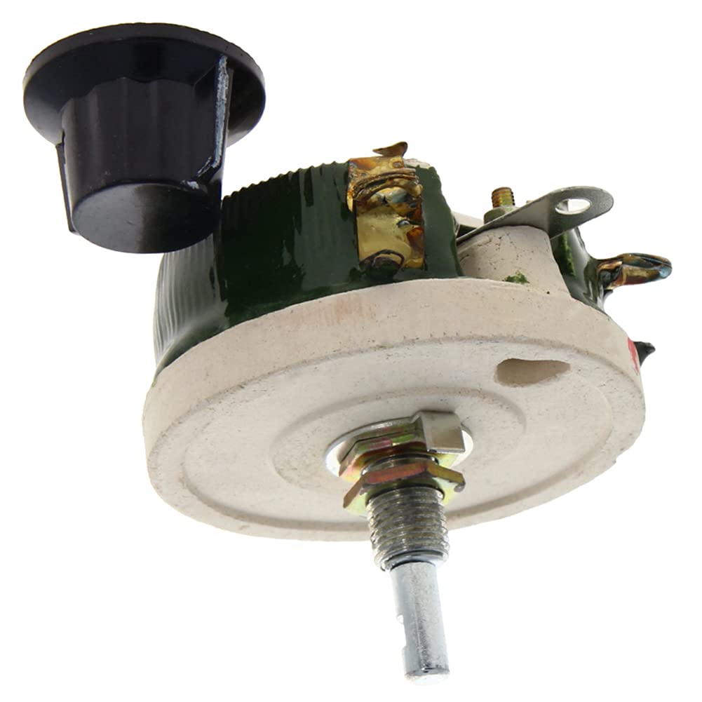 Jutagoss 50W 30 Ohm Wirewound Ceramic Potentiometer Rheostat Variable Resistor with Knob