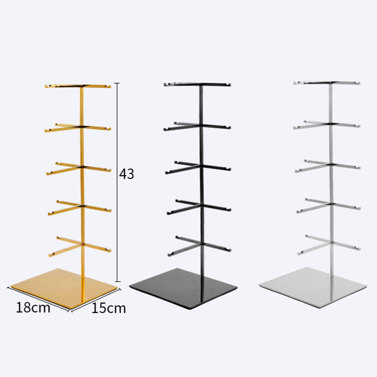 Estantes Colgantes para Gafas para Venta Al por Menor, Elegante Soporte De Exhibición De Gafas De Sol De Acero Inoxidable, Soporte De Mesa para Gafas Y Vitrina para Gafas,