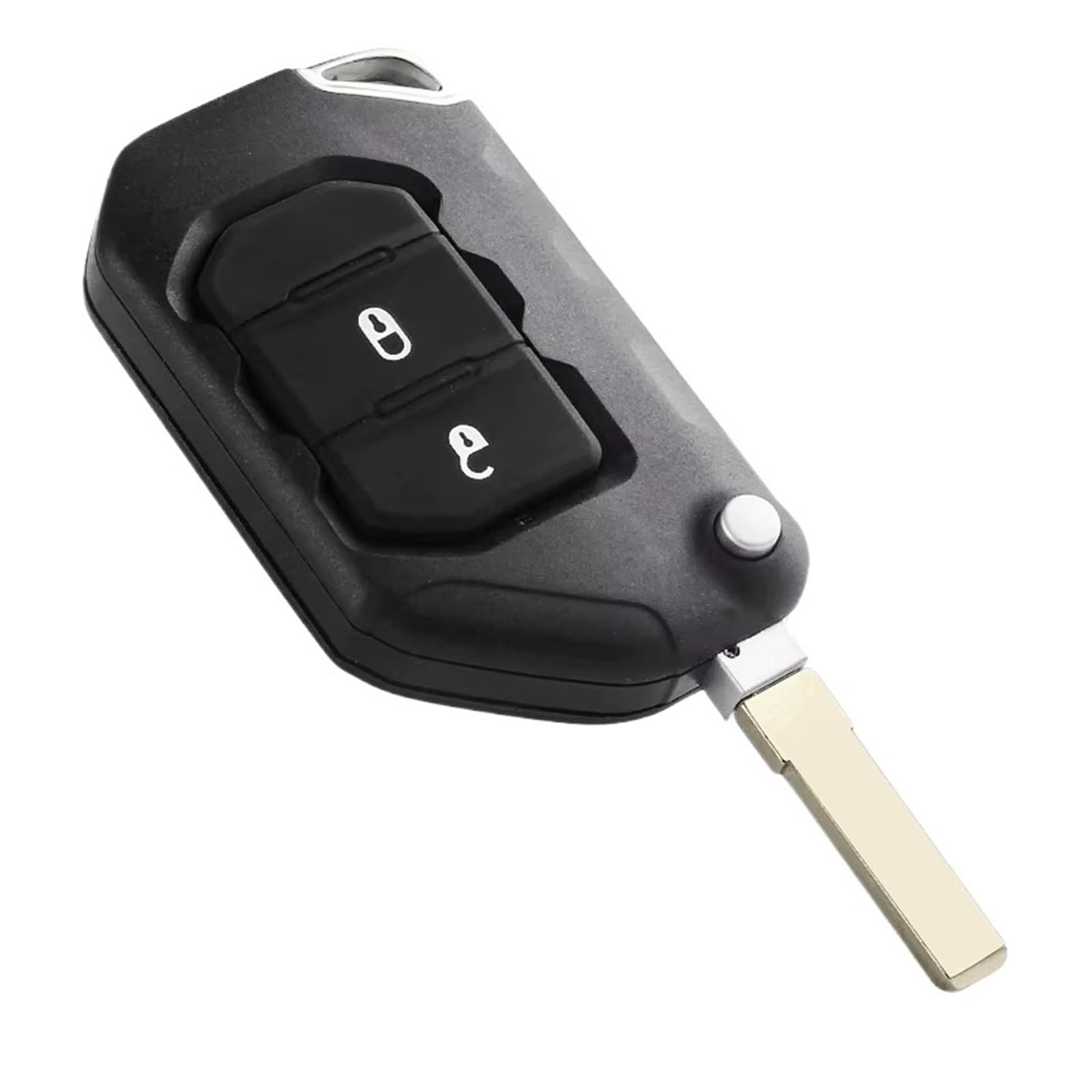 Compatible Con Jeep Para Gladiator JT 2020 1 Unidad 2 3 4 Botones Carcasa Plegable Mando A Distancia Coche Cubierta De Recambio(2 Buttons)