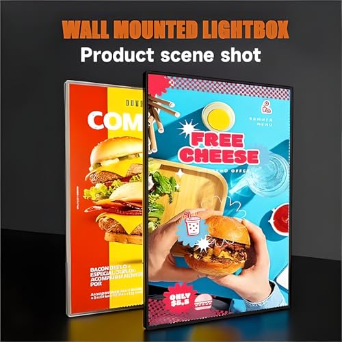 Caisson lumineux LED pour restaurant pour capter l'attention des clients de nuit