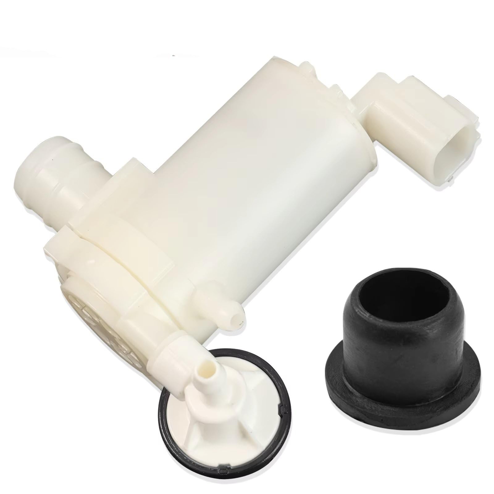 Sanehou One Color Washer Pump Compatible With Mazda For 2 2007-2014 Car Wiper Front Windshield Windscreen Washer Pump Motor With Grommet D65167482a
