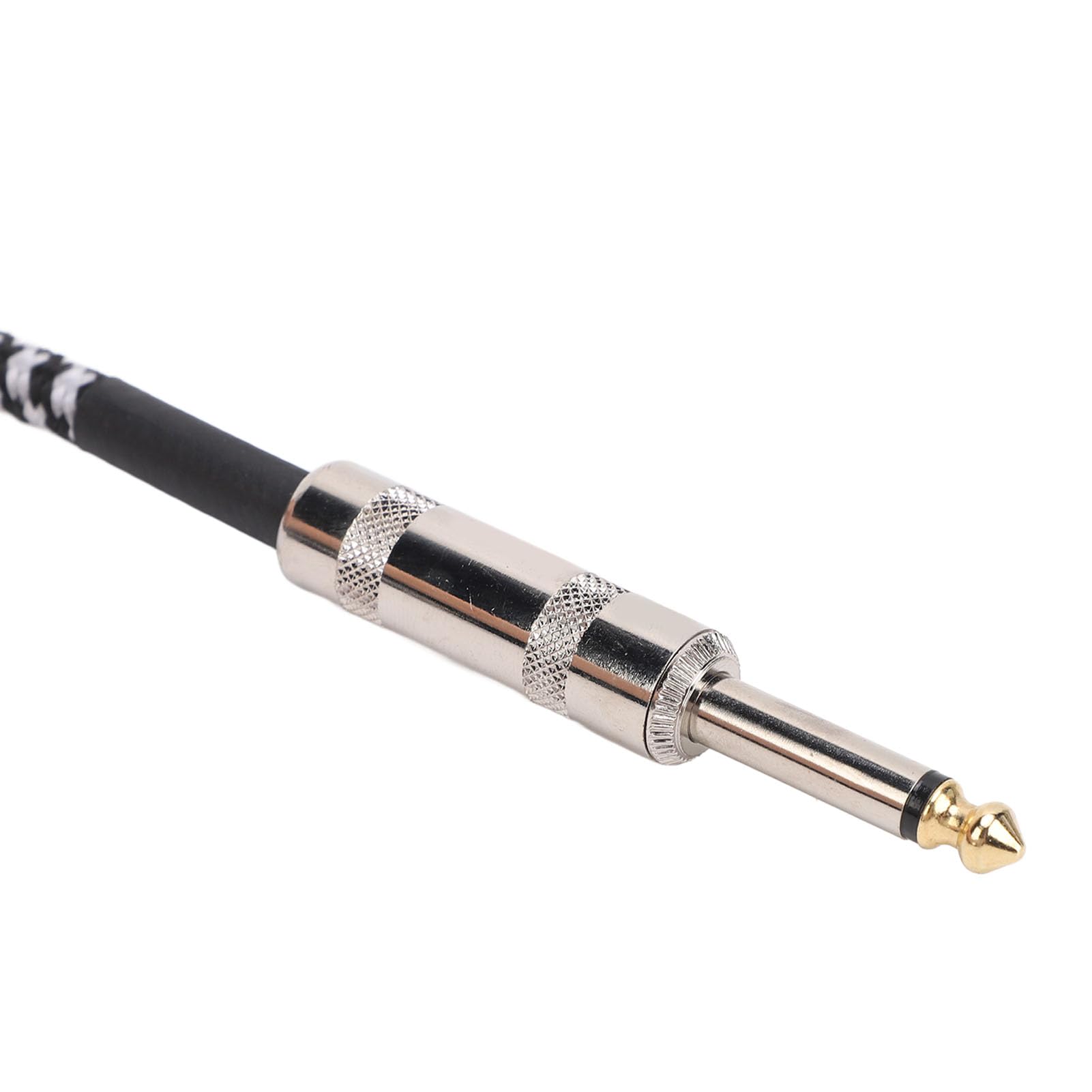 Interfejs kabla gitarowego 6,35 mm, ekranowanie hałasu, interfejs instrumentu elektrycznego, tkany przewód do gitary elektrycznej, basu, mikrofonu, głośnika, wzmacniacza