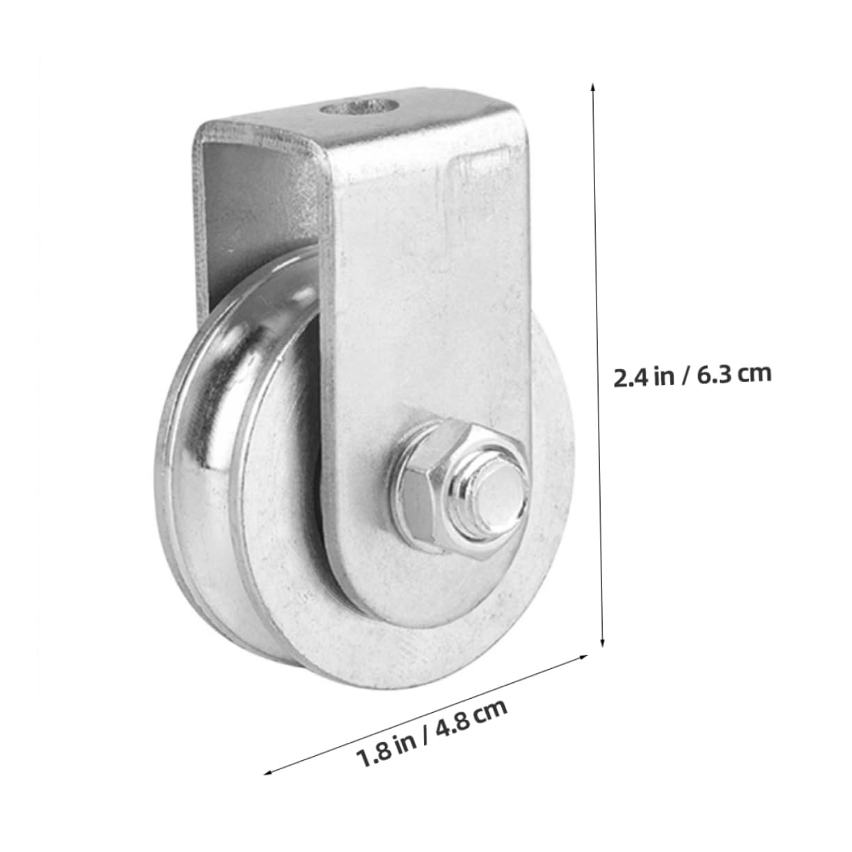 6pièces Poulie Simple Acier Capacité Système De Levage Pour Applications Industrielles Et