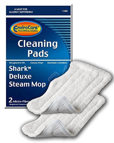 envirocare Ersatz-Reinigungspads für Shark Deluxe Dampfreiniger 2 Zählen Cover