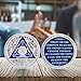 Imasoner 10 Year Sobriety Coin AA Medallion Recovery Chip Alcoholics Anonymous Anniversary Token Gift for Men & Women