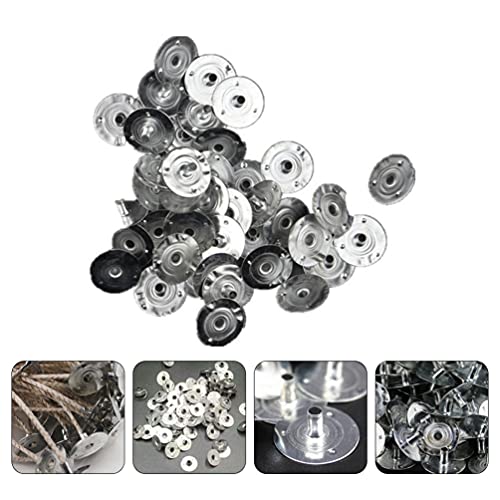 400 bases metálicas para mechas de vela EXCEART miniatura 3