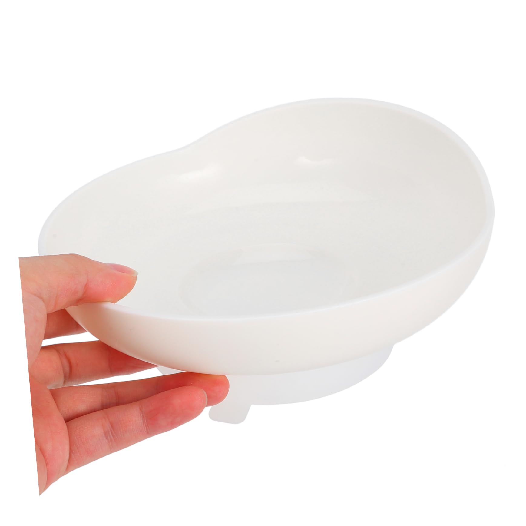 UKCOCO Plato Adaptativo Antivuelco con Base de Ventosa para Comidas Autogestionadas Utensilios para Personas Mayores y Discapacitados Diseño Antideslizante y Prueba de Derrames Color
