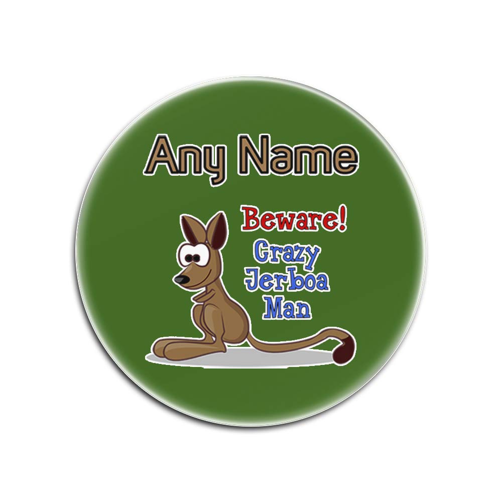 Dessous de verre Crazy Jerboa Man pour un apéritif convivial entre amis salon table en verre
