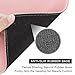 Hsurbtra Mouse Pad, Premium-Textured Square Mousepad 10.2 x 8.3 Inch, Stitched Edge Anti-Slip Waterproof Rubber Pretty Cute Computer Mat for Office Gaming Laptop Women Kids Pink