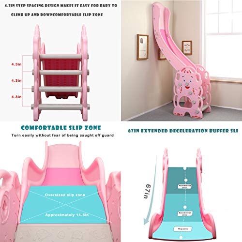 image for Youen Toddler Climber Slide Toys Playset for 1-3 Years Old Boy & Girl 
