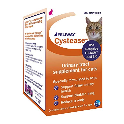 FELIWAY Cystease, for stress-related bladder problems in cats - 300 Capsules