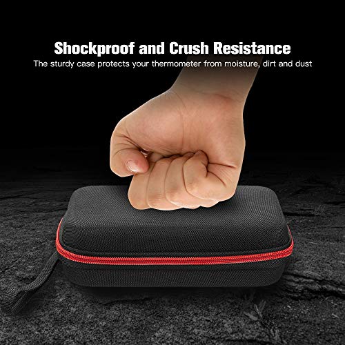 Cucudy Saco de armazenamento de termômetro eletrônico Saco de armazenamento portátil à prova de choq