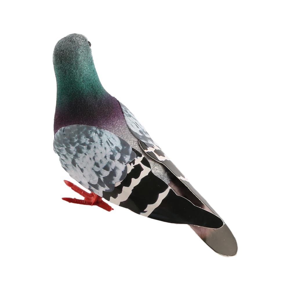 2 Pezzi di Decorazioni di piccioni di Simulazione, Accessori per la Fotografia, Modelli di piccioni per la Decorazione del Giardino casa, Sfondo di ripresa, Statuette di piccioni Impermeabili