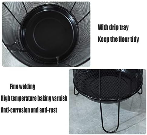 Space-Saving Outdoor Umbrella Stand with Hook & Drip Tray Perfect for Patio & Entryway -Stylish Storage Solution for Umbrellas and Accessories image 5