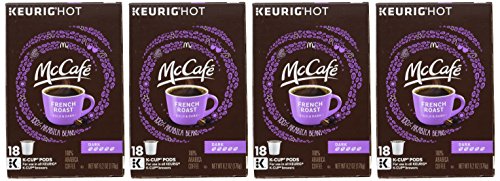 Image of McCafe French Dark Roast K-Cup Coffee Pods (72 Pods, 4 Packs of 18)