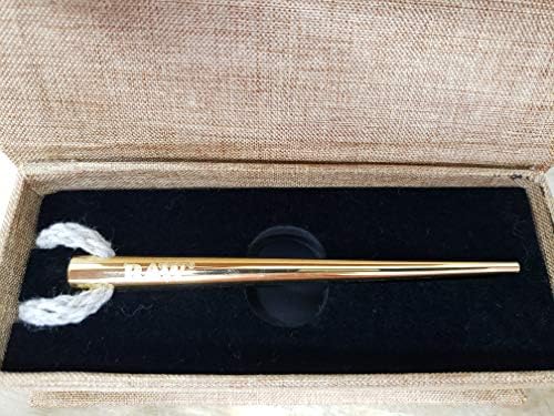 RAW Rolling Papers Gold Poker with Woven Natural Hemp Necklace image 5