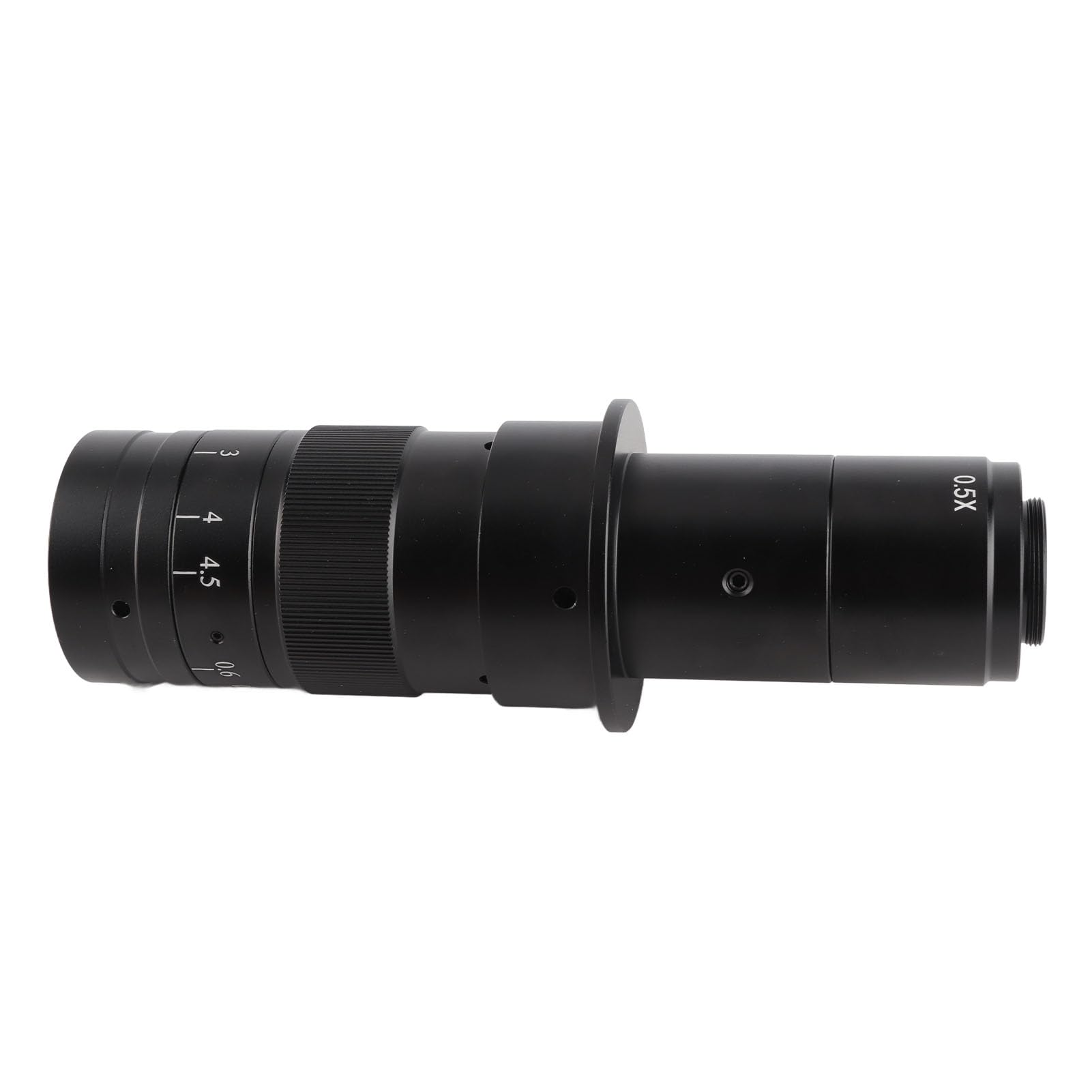 Haofy Hochauflösendes Monokularobjektiv mit 180-fachem Zoom für Industrielle VGA-USB-Videomikroskopkamera, Elektronische Inspektion, Schmuckinspektion, für Robustes