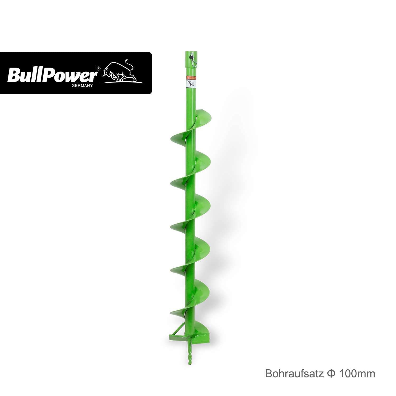 BullPower EB-5202 Benzin Erdbohrer 52ccm Erdbohrgerät Erdlochbohrer Pfahlbohrer 10cm + 15cm + 20cm