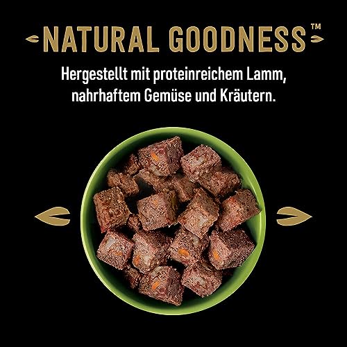 CESAR Premium Hundenassfutter in der Dose - Natural Goodness - Dose mit Lamm 6 x 400g