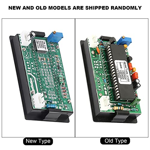 Image of Digital DC Panel Voltmeter Voltage Meter with Red LED Display for Automotive Marine Industrial Use 300V 400V 500V