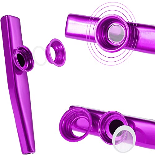 Kazoo, FainFun 6 Lot Kazoo Métal, Kazoo Métal avec 30 Diaphragmes, Kazoo Instrument pour Enfants et Adultes, Kazoo Pour… - Les Beatles, Paul McCartney, John Lennon, RIngo Starr, George Harrison Kazoo, FainFun 6 Lot Kazoo Métal, Kazoo Métal avec 30 Diaphragmes, Kazoo Instrument pour Enfants et Adultes, Kazoo Pour… – Image 4