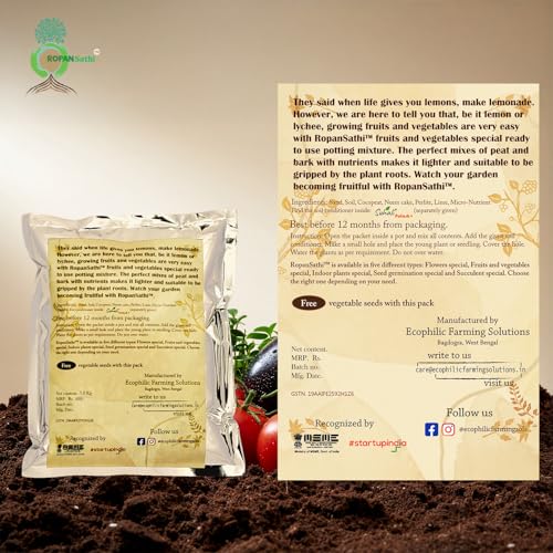 Image of Ropansathi Potting Mix for Vegetables & Fruits- 5 kg