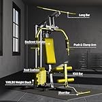 Home Gym Machine, Full Body Workout Machine with 150LBS Weight Stack, Multifunctional All in One Exercise Equipment Station with Preacher Curl Pad, Leg Developer for Strength Training - Image 2