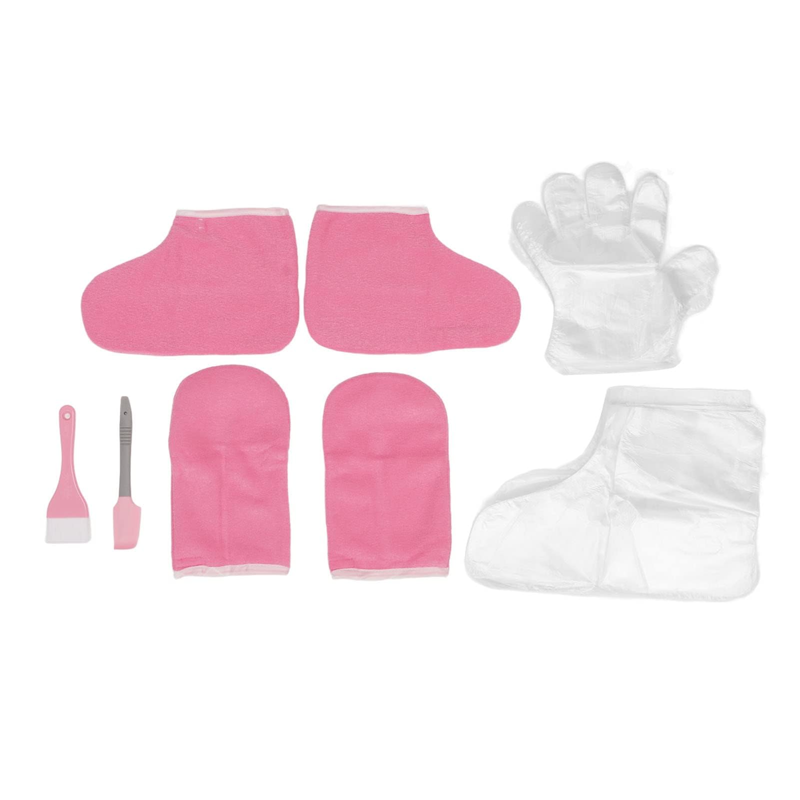Revestimientos Para Manos Y Pies De Cera Parafina, Guantes Desechables Manoplas De Cera Juego De Pies Manoplas De Algodón Suave Pies Kit De Cuidado De Manos Para El Cuidado De Manos Y Pies