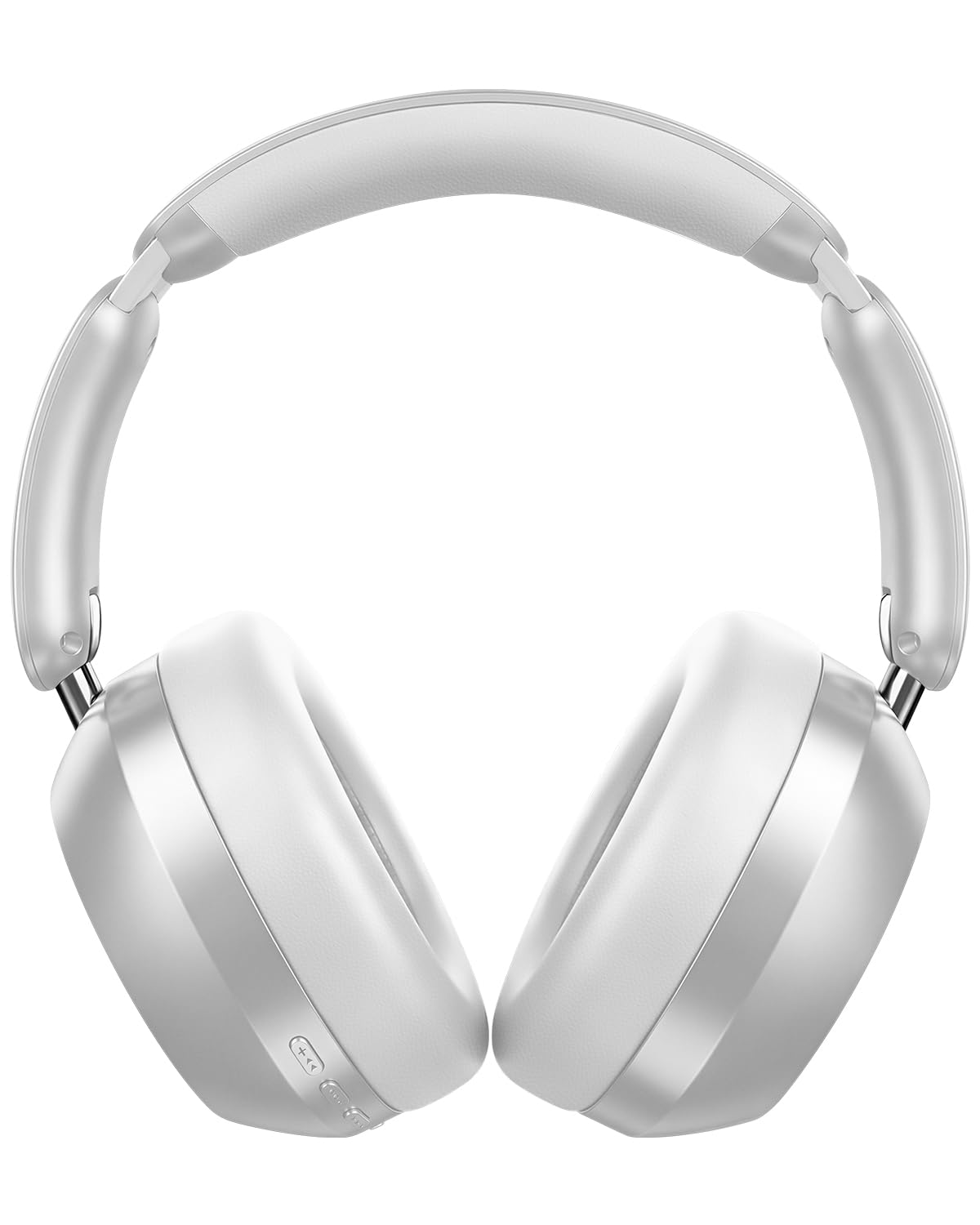 Wentronic Y04 Wireless Bluetooth Over-Ear Headphones – Active Noise Cancelling, Built-in Mic, All-Day Comfort, Wired/Wireless, 48-Hour Battery Life, Compatible with iOS, Android &amp; PC – Silver