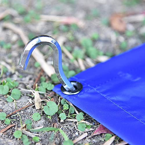 XCWTBL Ganci per tenda in acciaio, 14 pezzi