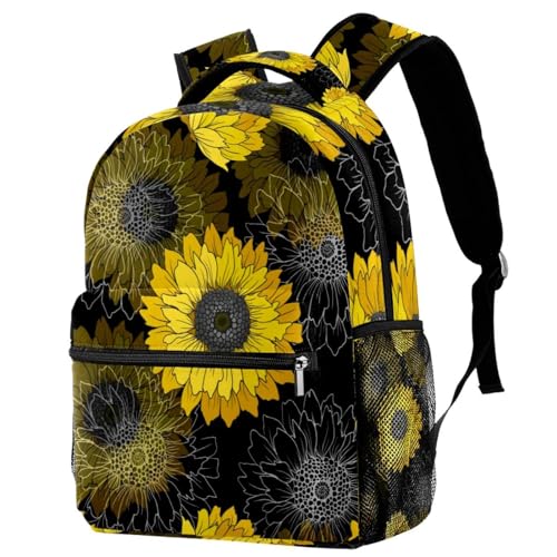 Sac de voyage décontracté tournesol pour les weekends et sorties filles