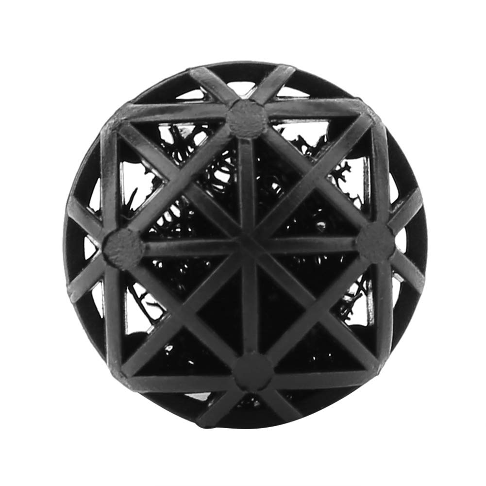 Pssopp Default 50 Pieces 26Mm High Porosity Biological Filter Media Bio Balls For Aquarium Fish Tank Pond Water Filtration With Cotton
