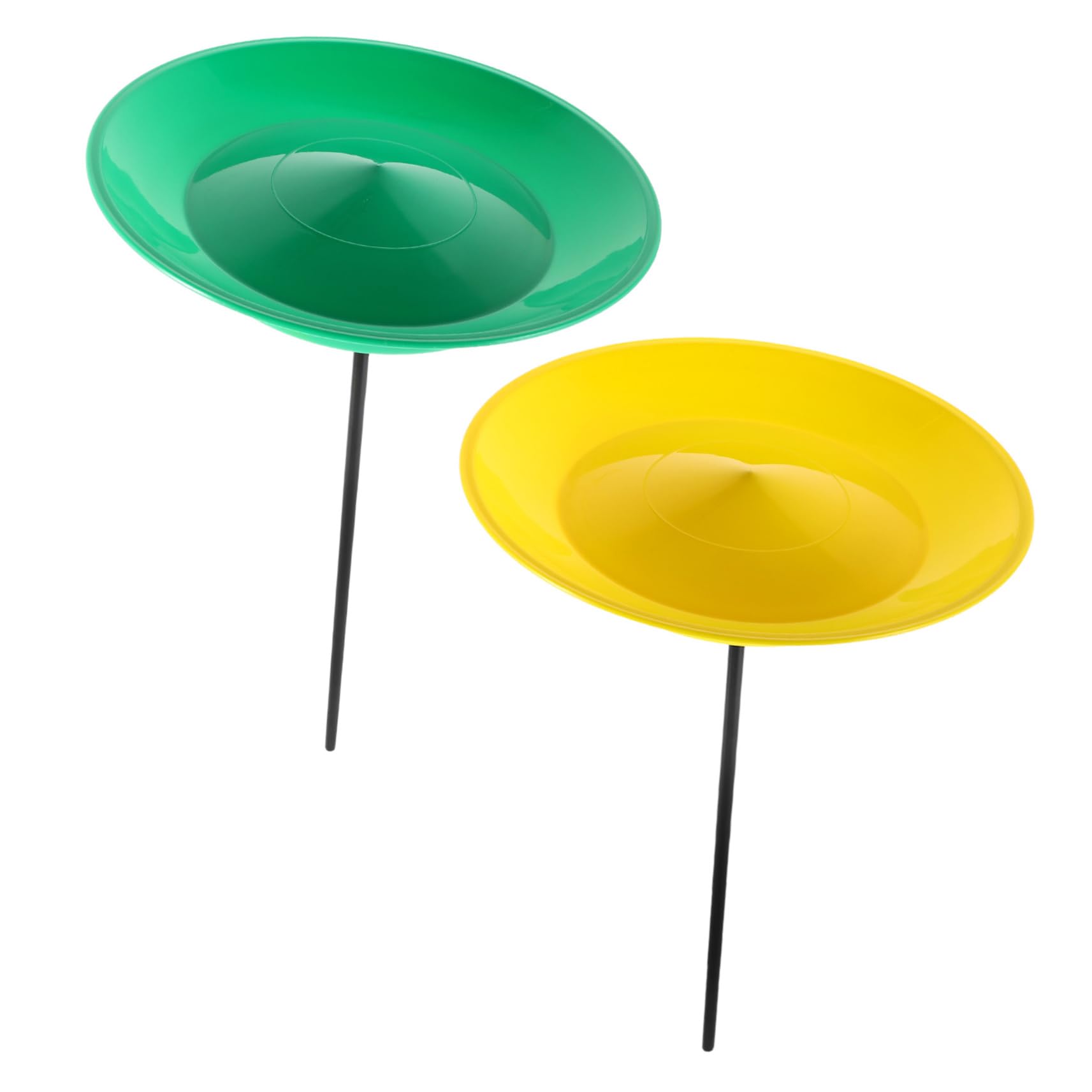 ORFOFE 2pcs Juggling Props Juggling Stick Juggle Balls Beginner Kit Skill Juggling Games Juggling Skill Spinning Plate Juggling Sticks for Colorful Juggling Plates Plastic
