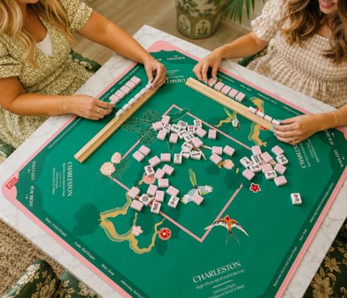 Mahjong Mat 33x33 con bolsa y reglas miniatura 6