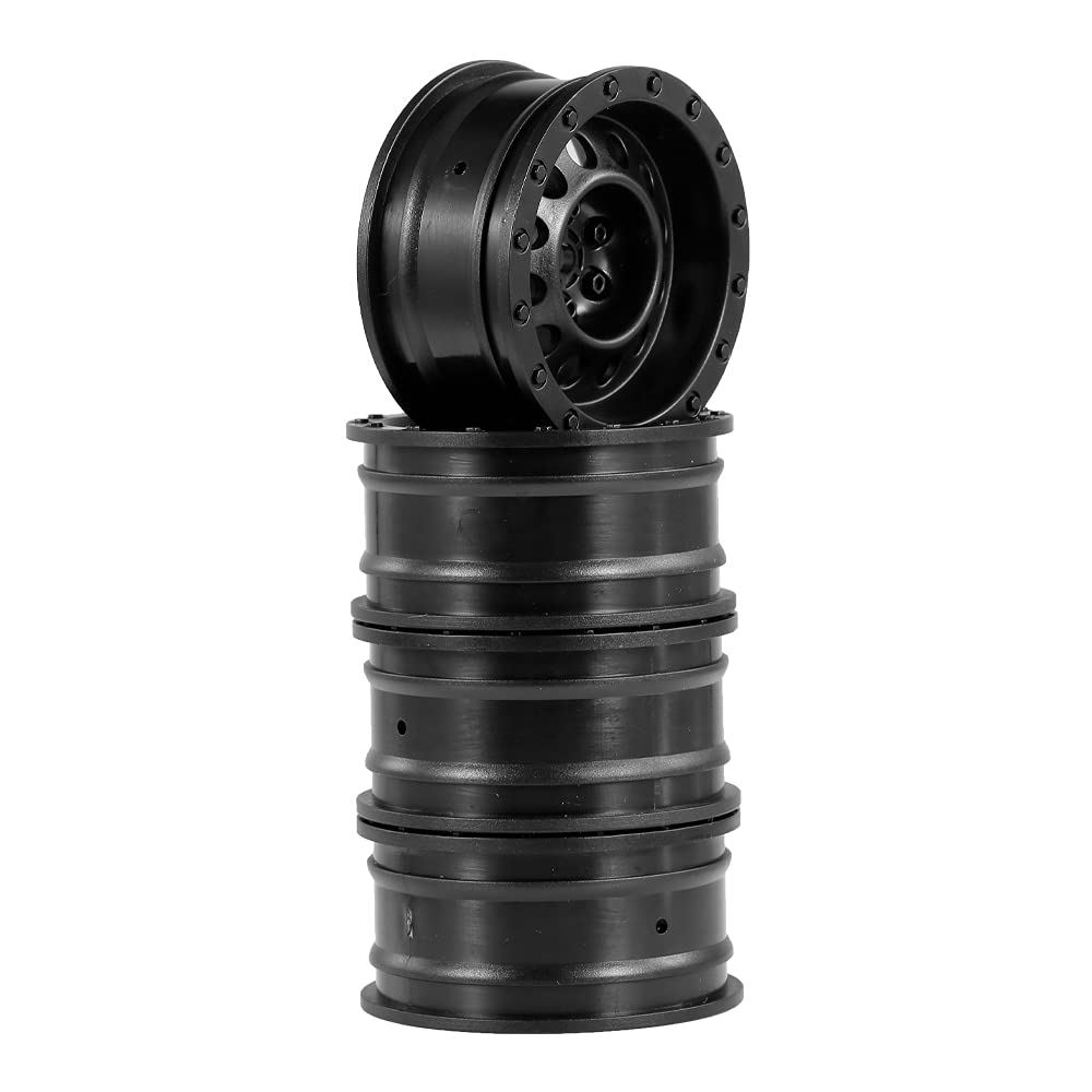 Pepisky 4pcs AUSTAR 1.9 Inch Wheel Hub Rim Set for 1/10 RC Car Traxxas HSP Rat RC4WD Tamiya Axial SCX10 D90 HPI RC Rock Crawler