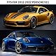 Auto Abdeckplane Kompatibel mit Porsche 911 991/992 Carrera S/GTS, Turbo/Turbo S/GT3 2012–2022, Innen Außen Auto Plane Abdeckung