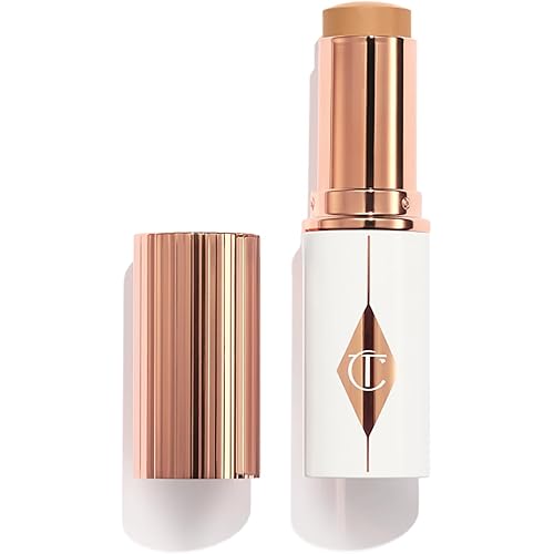 Charlotte Tilbury Unreal Skin Tint & Sheer Glow Hydrating Foundation Stick - Cream Foundation Makeup with Sheer-to-Light Coverage & a Buildable Formula - Blurring, Smoothing & Nourishing
