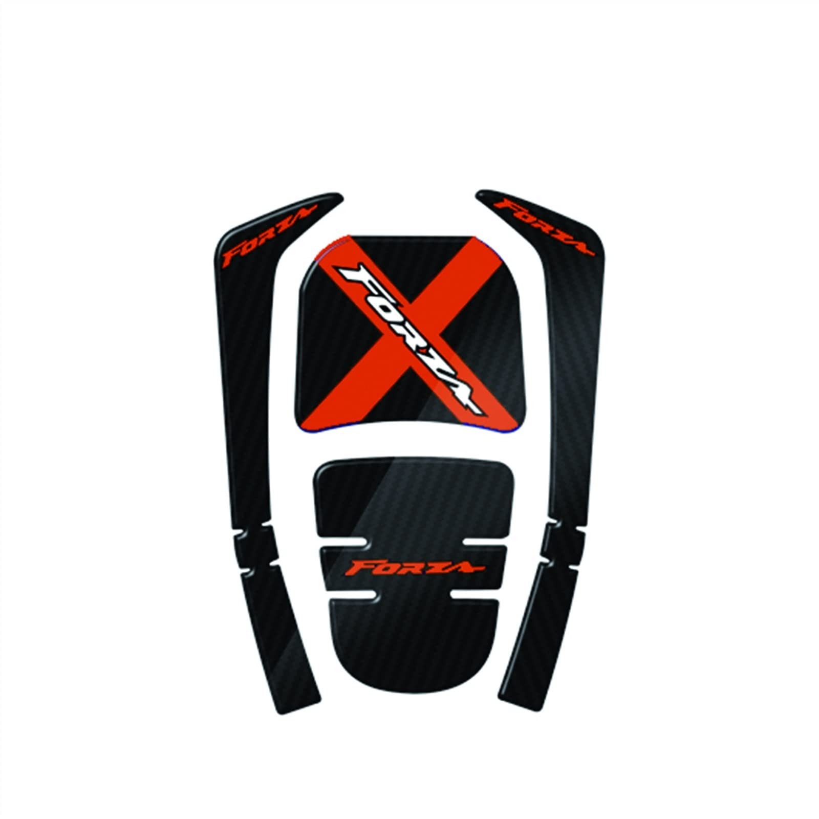 Autocollant de réservoir moto protection gel 3D réservoir carburant Forza 125 300